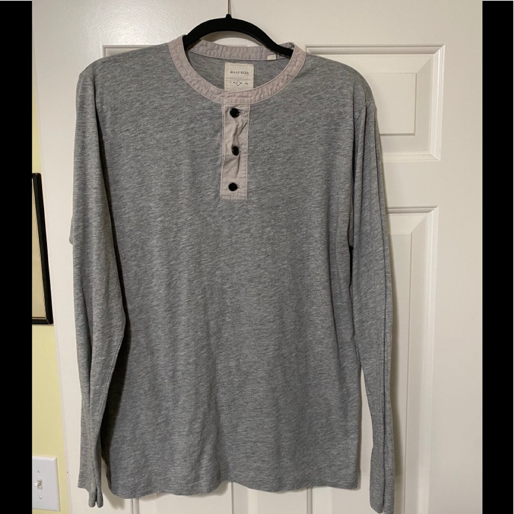 Billy Reid designer round collar pullover L